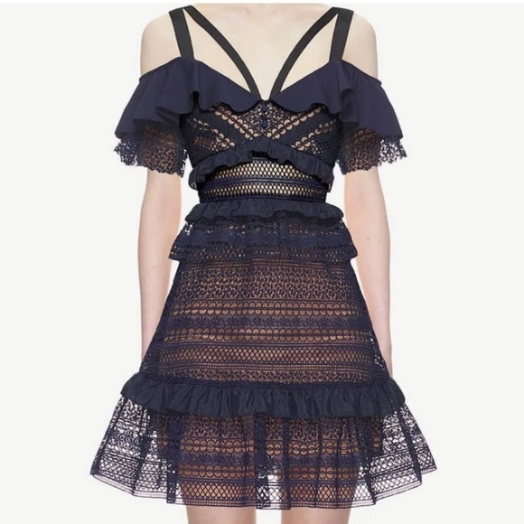 Dresses & Skirts - SELF PORTRAIT DRESS in great condition.  PTP 18”